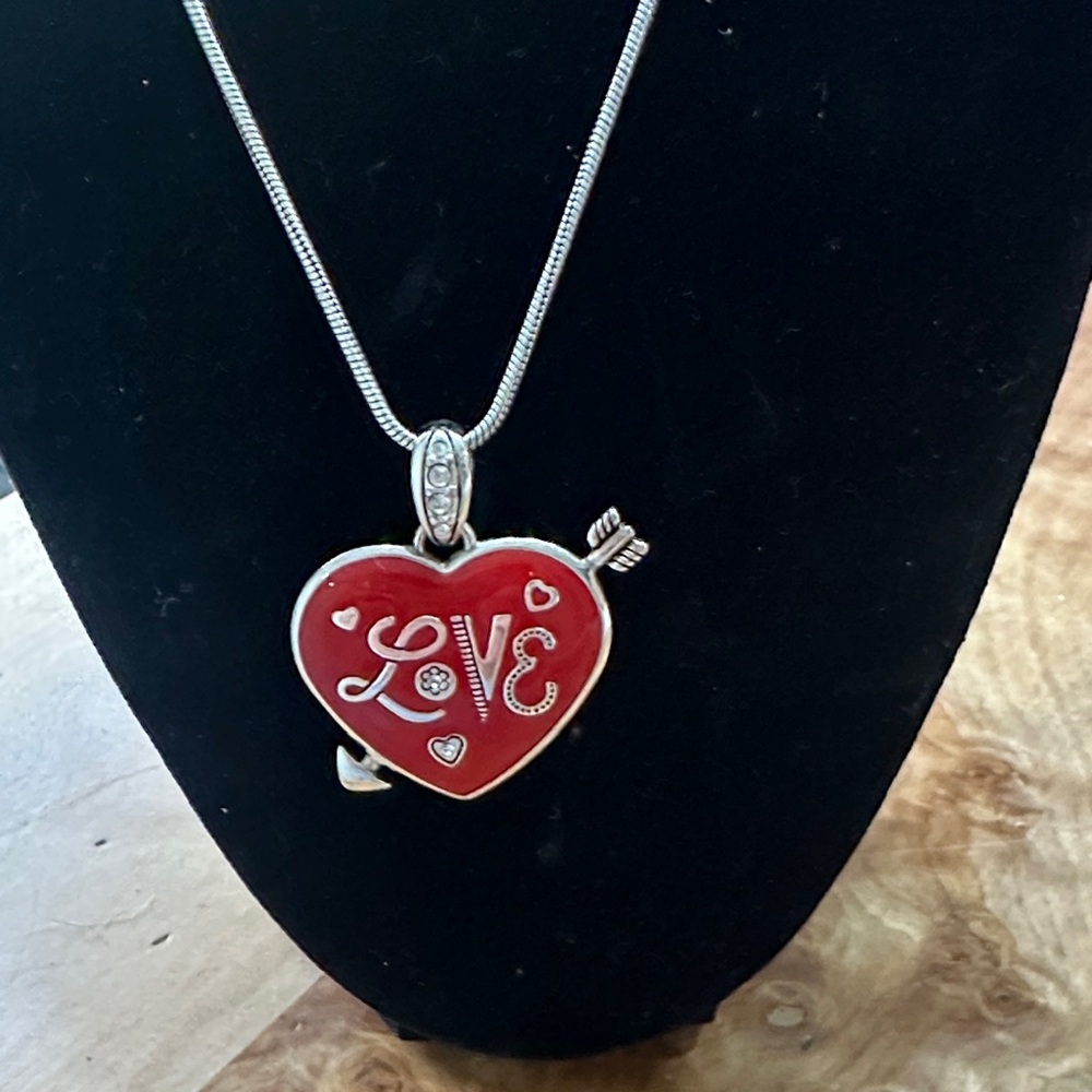 Brighton Red Heart Love Necklace
